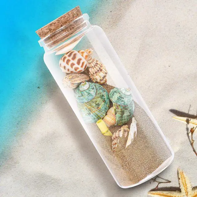 Alt view image 7 of 7 - 3PC100ML Empty Glass Jars with Cork Stoppers for DIY Art Crafts Projects Decoration Party Supplies and Wedding Party Favors for DIY Art Crafts Projects Decoration Party Supplies Wedding