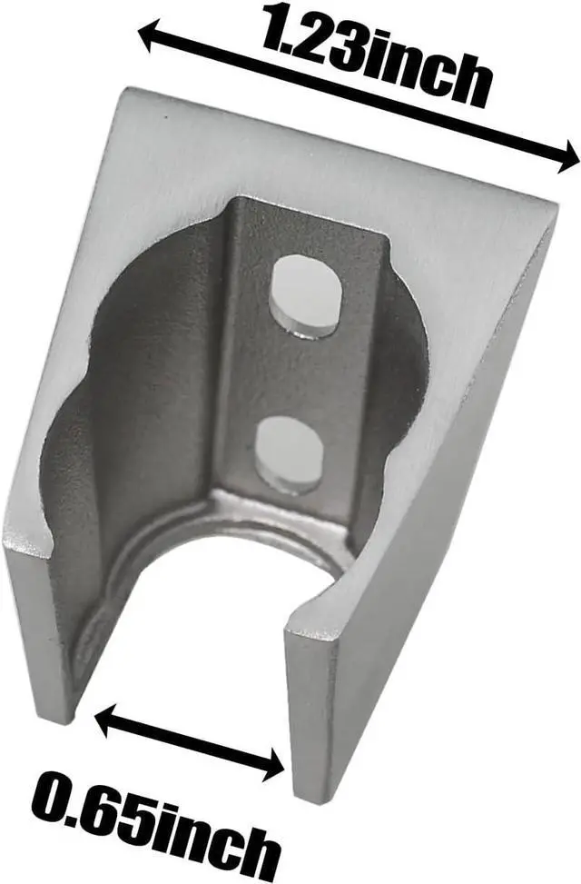 Alt view image 5 of 5 - Silver SUS 304 Stainless Steel Hand Shower Head Holder Toilet Sprayer Hanger Dual Slots Hoseholder Bathroom Hook Accessories