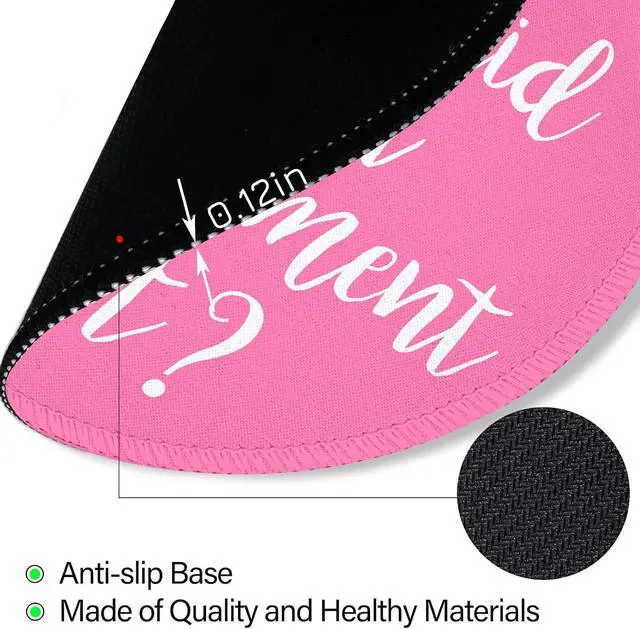 Alt view image 6 of 6 - Funny Small Mouse Pad, But Did You Document It, Cute Mousepad | Mini Travel Wireless Mice Pad for Computer, Office Accessories, Coworker Gifts, 8.6 x 8.6 inch