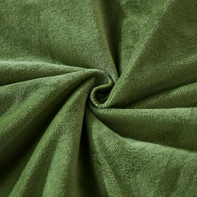 Alt view image 6 of 6 - Fluffy Set of 2 Pillowcases Faux Fur Throw Pillow Covers King Size Shams Soft Christmas Decorative Zipper Closure (Sage, 20"x36")