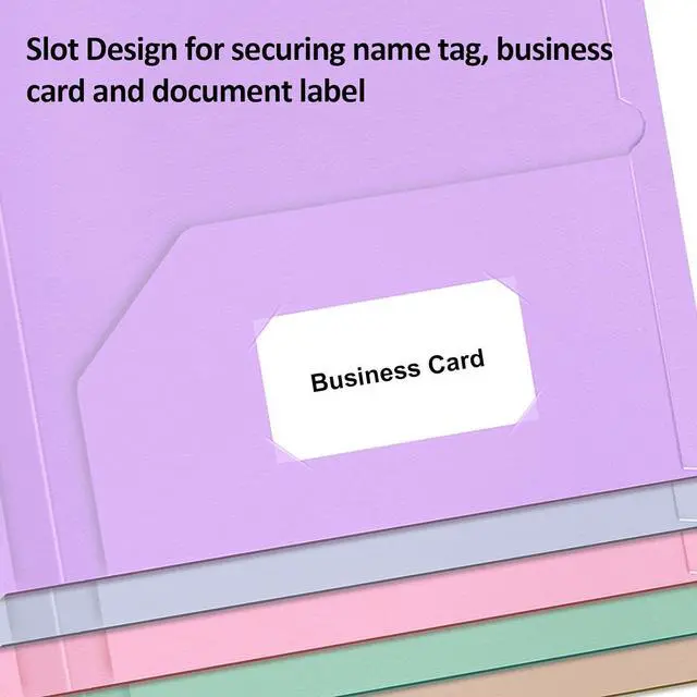 Alt view image 4 of 7 - Folders with Pockets (7 Pack, Pastel Color), Heavy Duty Paper Pocket Folder | 2 Pocket Folders for Documents, Letter Size, Poly Folders for Kids, Teacher, School, Office