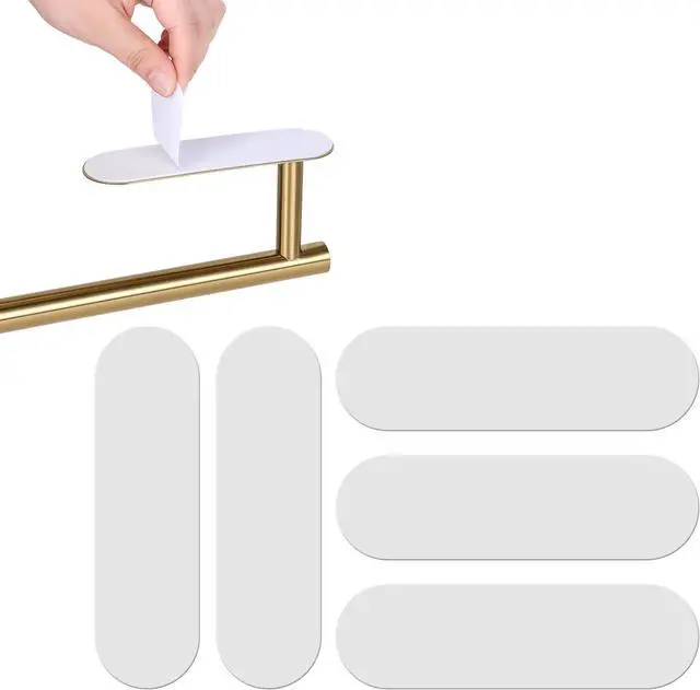Main image of 5-Pack Self-Adhesive Replacement Strips for Under-Cabinet Paper Towel Holders, 5.65 x 1.7 inches