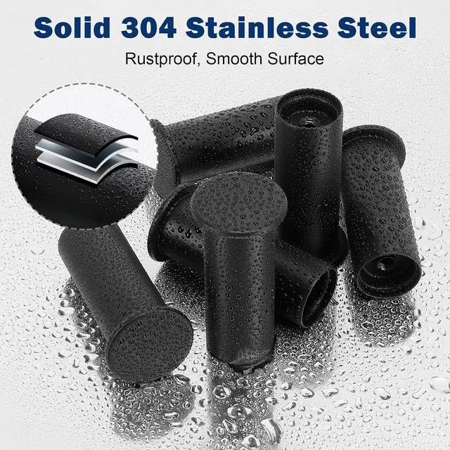 Alt view image 3 of 7 - NearMoon Towel Hooks, Coat Hooks - Modern Decorative Hat Hangers Wall Mounted, Heavy Duty Utility Pegs for Hanging Bag Clothes, 6 Pack (Matte Black)