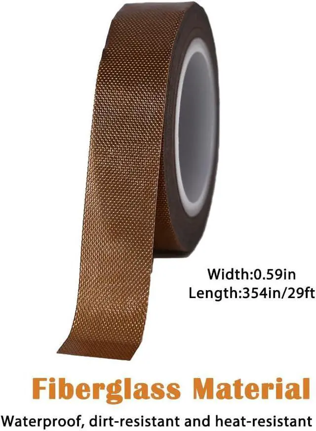 Alt view image 3 of 7 - Light Dimming Tape 2 PCS 0.59inx29ft Led Light Strip Masking Tape Lighting Soften Cover Sticker, Coffee-Colored