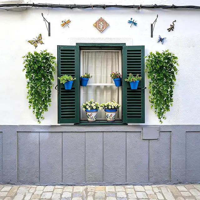 Alt view image 6 of 7 - 2Pcs Fake Hanging Plants Faux Greenery for Outdoor Planters Wall Plants Hanging Plants Artificial Decor Trailing Plants for Indoor Outdoor Plants Decor