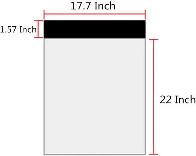 Alt view image 2 of 6 - 17.7 X 22 Inches White Poly MailersLarge Self-Sealing Shipping Bags 10 Pcs | Waterproof Plastic Packaging Envelopes Bag