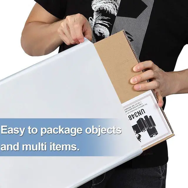 Alt view image 3 of 7 - White Poly Mailers 11x15 Inch, 20 Pack Plastic Shipping Bags | Ideal for Clothing, Small Business Parcel Mailing and Package Delivery