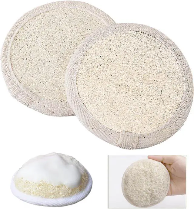 Main image of Natural Loofah Pads, 2pcs