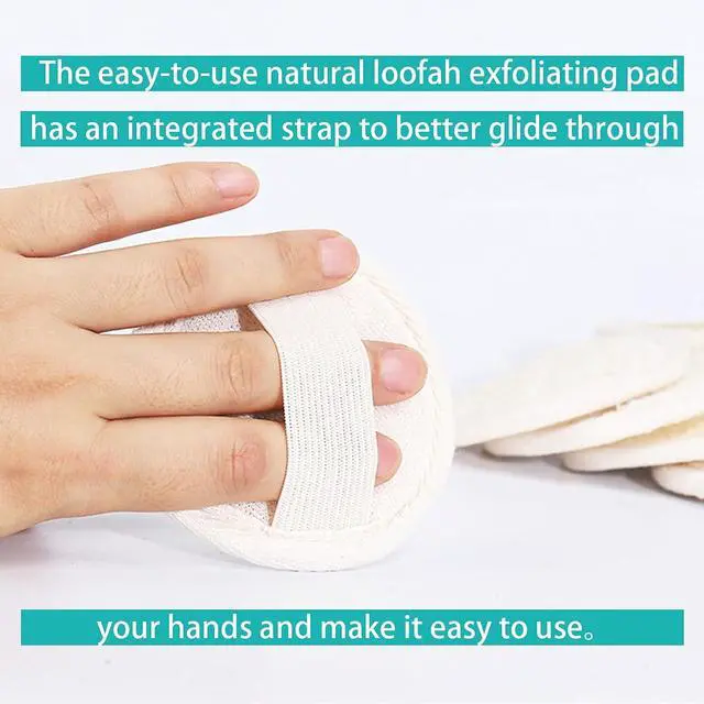 Alt view image 4 of 7 - Natural Loofah Pads, 2pcs