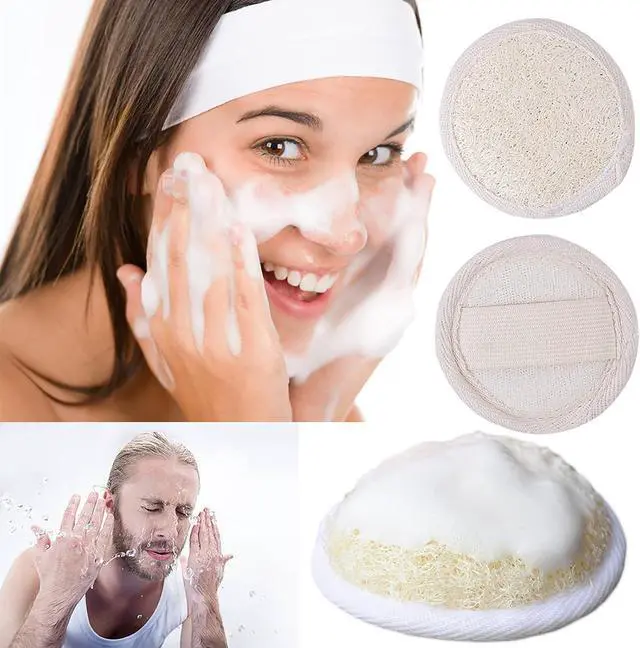 Alt view image 2 of 7 - Natural Loofah Pads, 2pcs