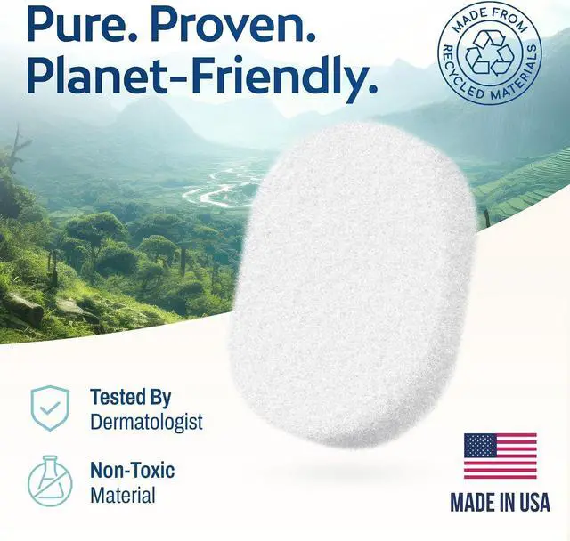 Alt view image 2 of 7 - HartFelt 7 Pack Body Exfoliation Beauty Box with Body Wash Scrubber | Super Soft Exfoliating Bath Sponges for Shower Women & Men | Chemical-Free Bathing Sponge Set for Dead Skin Removal | Gift Box