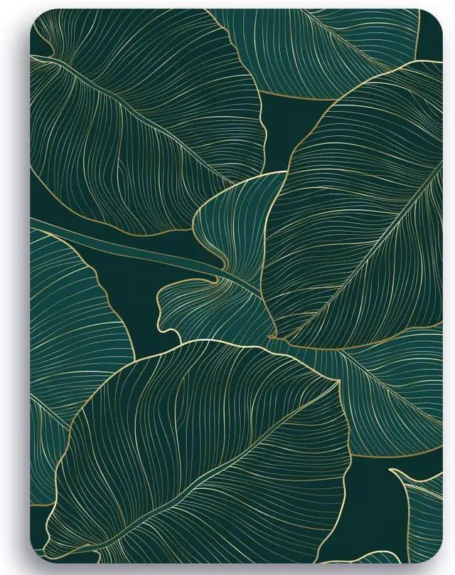 Main image of Audimi Small Mouse Pad 6 x 8 Inch, Mini Mouse Pad Thick for Laptop Wireless Mouse Home Office Travel, Portable & Washable (Tropical Leaves)