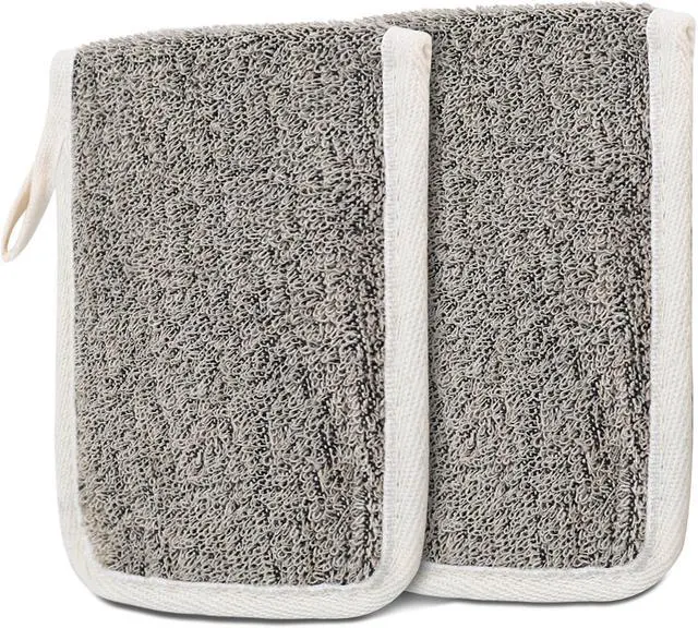 Alt view image 2 of 7 - OWIIZI Bar Soap Scrubber Pouch Exfoliating Body Sponge, Bath Scrub Soap Bags for Soap Bars, Soap Saver Exfoliator Shower Pad Lather Sock for Men Women Elderly (2 Pcs)