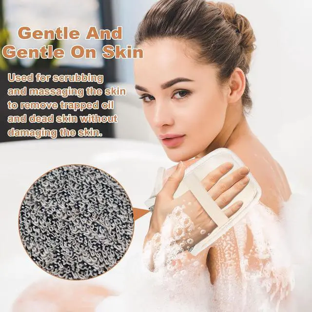Alt view image 5 of 7 - OWIIZI Bar Soap Scrubber Pouch Exfoliating Body Sponge, Bath Scrub Soap Bags for Soap Bars, Soap Saver Exfoliator Shower Pad Lather Sock for Men Women Elderly (2 Pcs)
