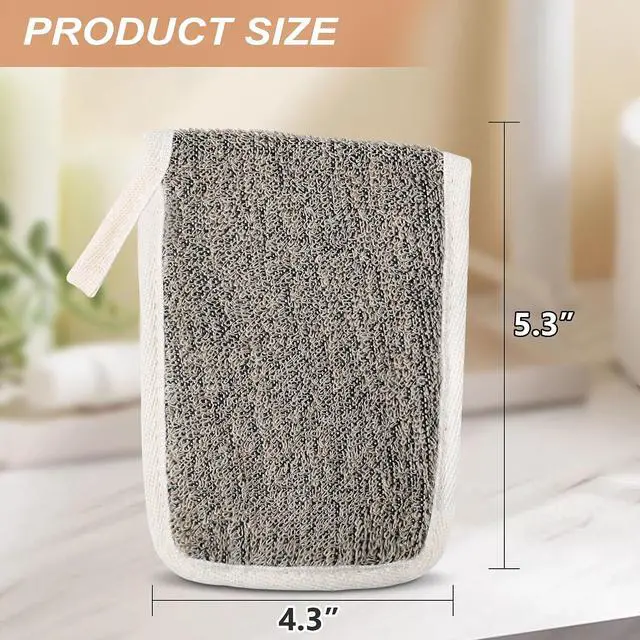Alt view image 6 of 7 - OWIIZI Bar Soap Scrubber Pouch Exfoliating Body Sponge, Bath Scrub Soap Bags for Soap Bars, Soap Saver Exfoliator Shower Pad Lather Sock for Men Women Elderly (2 Pcs)