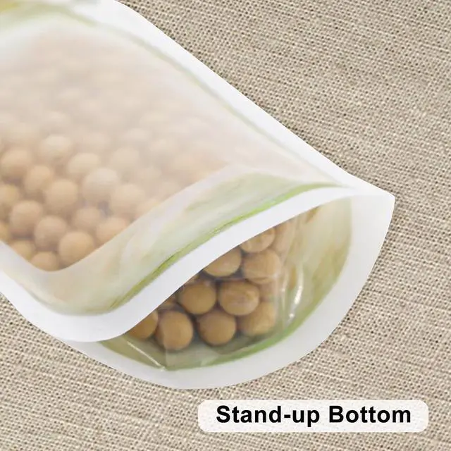 Alt view image 3 of 6 - 16Pcs Mason Jar Bags (5 oz) - Reusable Ziplock Seal, Leak-Proof Food Storage Bag for Kitchen, Travel, Camping & Picnics(Small)