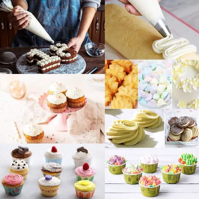 Alt view image 6 of 7 - 200 Pcs Piping Bags 12 Inch Pastry Bags Disposable, Tipless Piping Bags Icing Bags Frosting Bags for Cake Cookie Decorating Supplies