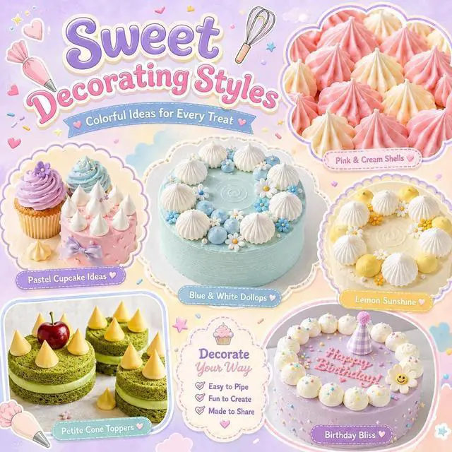 Alt view image 6 of 6 - Large Piping Nozzles, 4Pcs #9FT #F02#F06#R22L Stainless Steel Seamless Icing Piping Nozzle Tip Set for Cupcakes and Baking