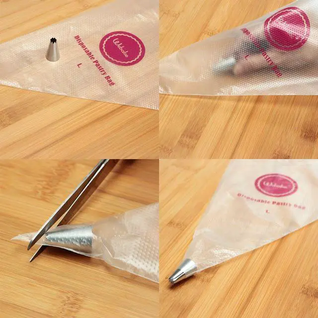 Alt view image 3 of 6 - Webake 16 Inch Disposable Pastry Bags - 100pcs Large Icing Piping Bags for All Size Tips Couplers