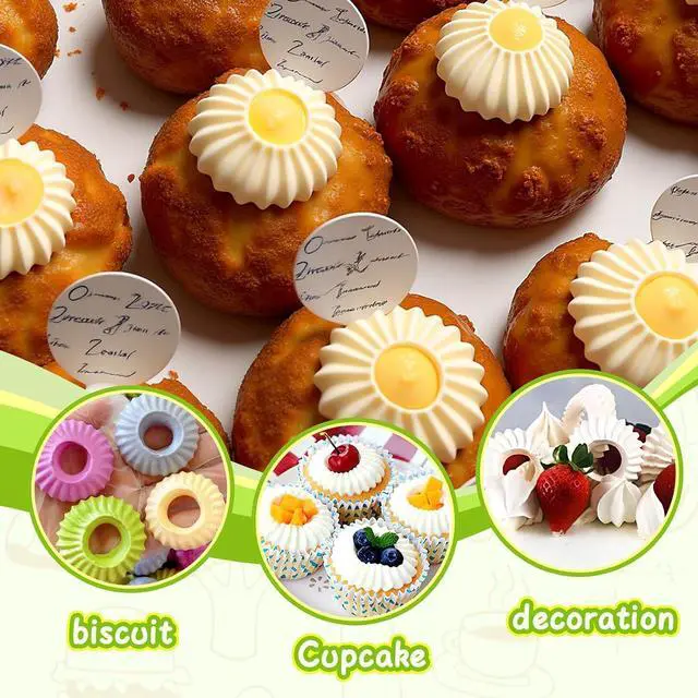 Alt view image 3 of 6 - Suuker Large Piping Tips Piping Tips Set, Stainless Steel | Cake Decorating Tips, Frosting Icing Tips, For Cupcakes, Cake, Cookie, 795S 796S