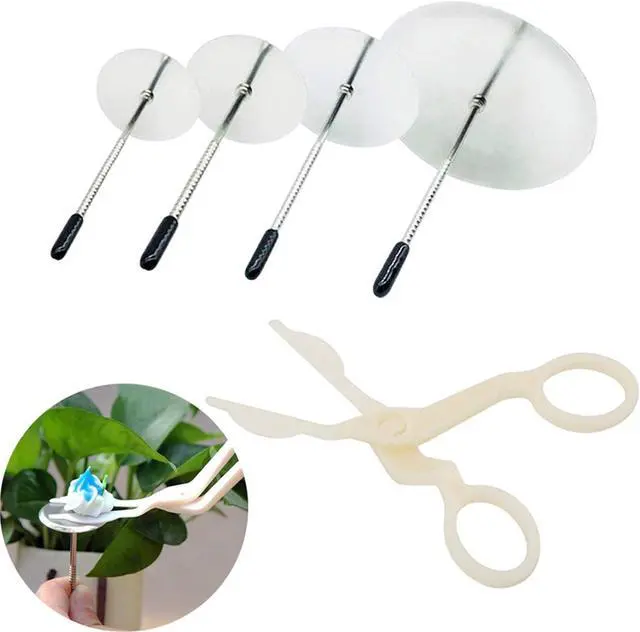 Alt view image 2 of 7 - Cake Decorating Tool Kit, 7pcs Stainless Steel Icing Piping Nozzle Tips, 4pcs Cake Flower Nail and 1 Flower Lifters for Cake Fondant Cupcake