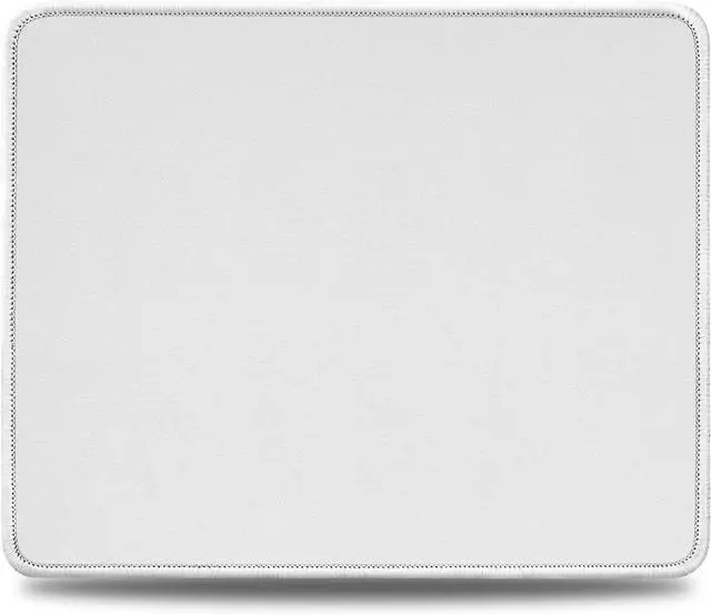 Main image of JIKIOU Mouse Pad with Stitched Edge, Portable Size-10.2x8.3in Blank | Anti-Fray, Comfortable Smooth Lycra Surface, Non-Slip Rubber Base, Machine Washable Fade-resistant, Compatible with All Mice