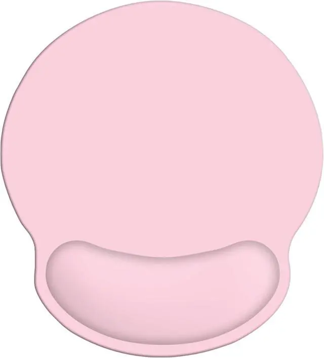 Main image of Mouse Pad with Wrist Rest Support, Ergonomic Gaming Mouse Pad with Non-Slip PU Base for Computer, Laptop, Office and Home, Easy Typing & Pain Relief (Pink)