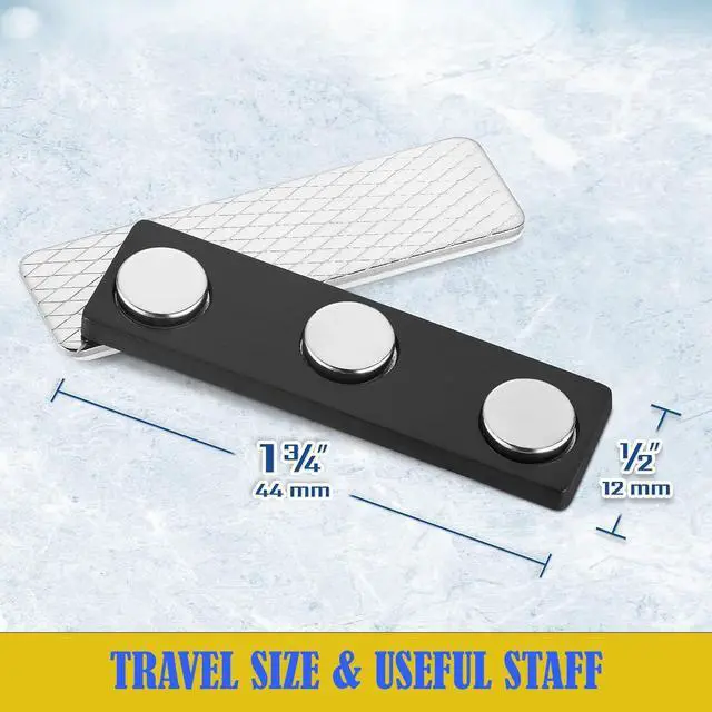 Alt view image 7 of 7 - 3 Magnetic Badge Holders for Clothes, Uniforms, Shirts, Craft, Name Tags | Magnets with Adhesive Backing for Students, Visitors, Schoolchildren - Office, Classroom, Conferences, Exhibitions, Meetings