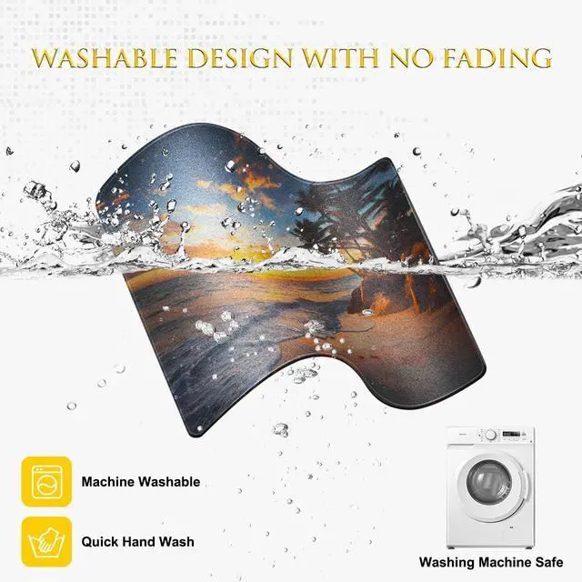 Alt view image 7 of 7 - JIKIOU Mouse Pad with Stitched Edge, Portable Size-10.2x8.3in Sunset | Anti-Fray, Comfortable Smooth Lycra Surface, Non-Slip Rubber Base, Machine Washable Fade-resistant, Compatible with All Mice