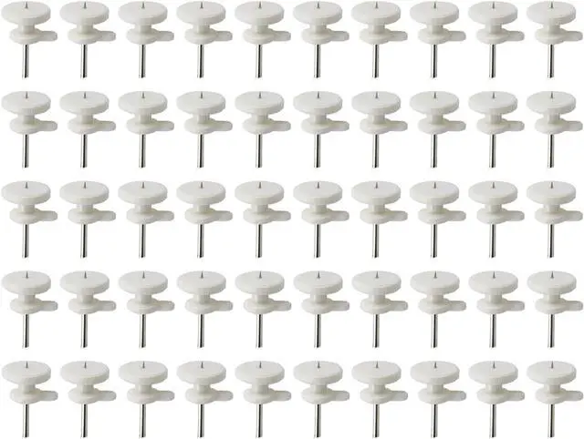 Main image of 50 Pack Invisible Wall Hooks No Drill Picture Hangers for Drywall | no trace nail hangers, fits plaster stucco wood walls, lightweight item display, 50 pack mini hooks, easy hammer install