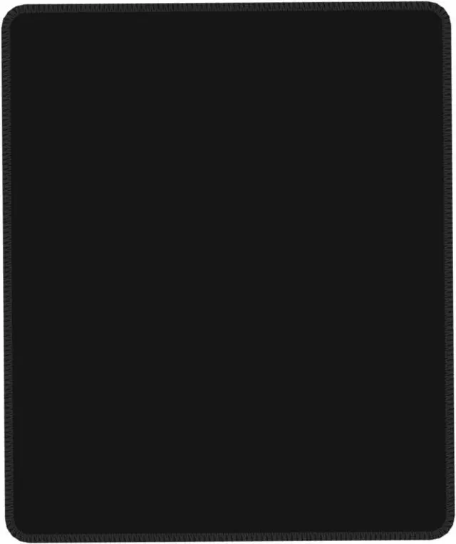 Main image of Custom Mousepads Add Your Own Photo Name Logo, Pure Black, 7"x8.6" | Personalized Rectanglar Mousepad Customized Image Mousemat Gifts for Men Women Father Mother Wife Husband Friend