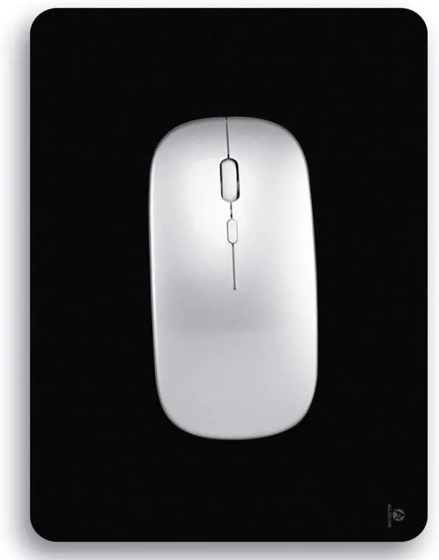 Main image of Audimi Small Mouse Pad 6 x 8 Inch, Mini Mouse Pad Thick for Laptop Wireless Mouse Home Office Travel, Portable & Washable (Black)