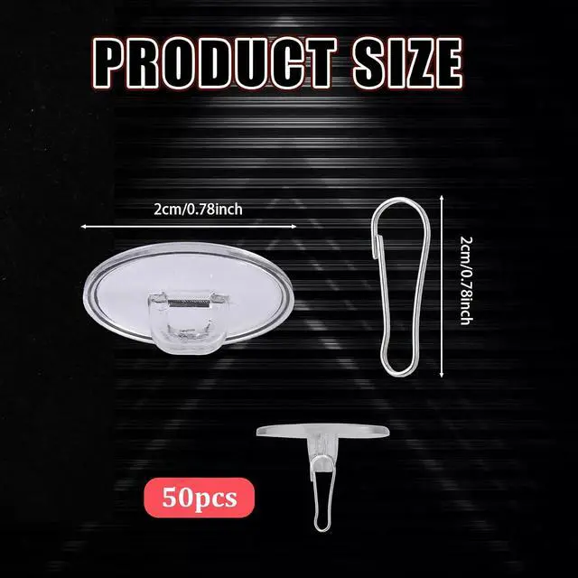 Alt view image 2 of 7 - Piriuuo 50 Pcs Self-Adhesive Ceiling Hooks No-Drill Ceiling Discs Clear Round Suction Cup Removable Wall Hanger Sticky Hooks Hanging Ceiling Hooks for Festival Wedding Christams Ceiling Decorations