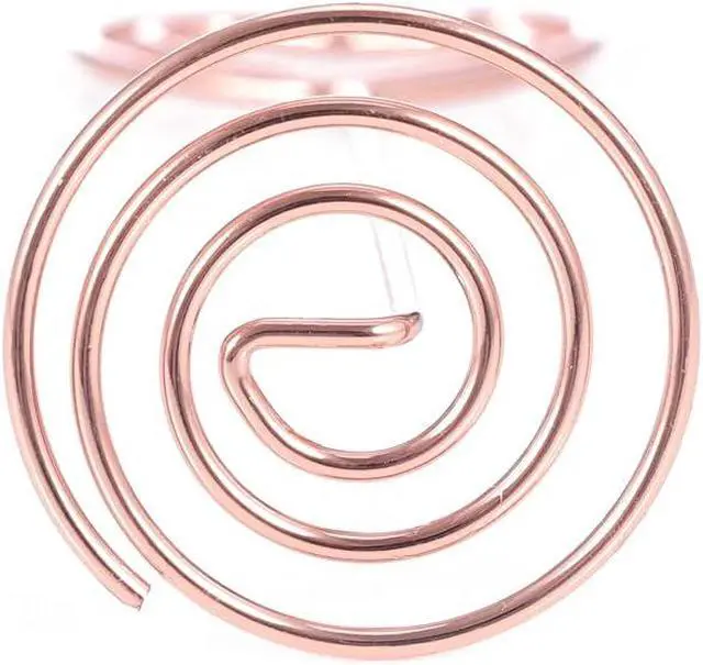 Alt view image 7 of 7 - 12pcs Table Number Holders Metal, 3.35 inch Place Card Stands for Wedding Centerpieces, Birthday Party - Table Card & Photo Picture Holders (Rose Gold-Heart Shaped)
