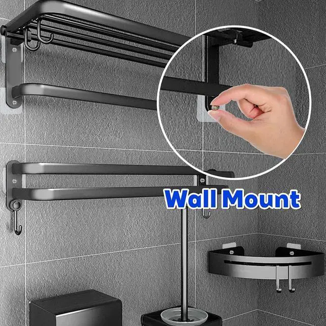 Alt view image 3 of 7 - 20 PCS Adhesive Wall Screws Hanging Nails Screw Free Sticker Waterproof Wall Hangers Without Nails Seamless Screws Adhesive Walls Hooks for Bathroom Kitchen Home and Office Decorations