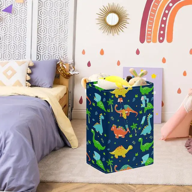 Alt view image 2 of 7 - MAIZMZ Foldable Storage Basket Laundry Hamper 75L Kids Hamper Boys Nursery Bins Waterproof Toys Organizer Large Canvas for Home/Dorm/Kitchen/Pet/Office/Closet/Shelf/Room Decor Gift Baskets