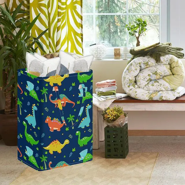Alt view image 5 of 7 - MAIZMZ Foldable Storage Basket Laundry Hamper 75L Kids Hamper Boys Nursery Bins Waterproof Toys Organizer Large Canvas for Home/Dorm/Kitchen/Pet/Office/Closet/Shelf/Room Decor Gift Baskets