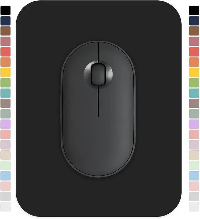 Main image of Small Mouse pad, with Edge-Sewn Design, extends Service Life by Twice, occupying the Optimal Size for the Mouse and Wrist Position. (Black)