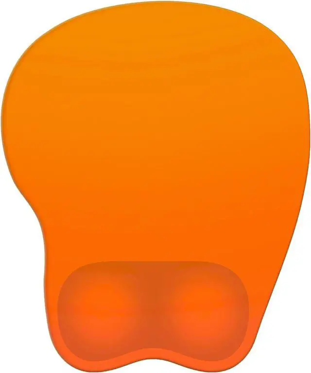 Main image of Mouse Pad with Wrist Rest Ergonomic Mouse Pad with Comfortable M-Shape Pain Relief Wrist Support Non-Slip PU Base Mousepad for Laptop, Office & Home (Gradient Orange)