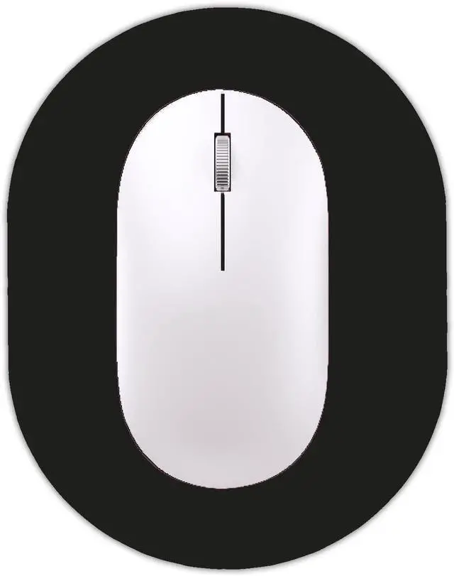 Main image of Small Mouse pad, Portable, Waterproof Non-Slip Rubber Bottom, Suitable for Wireless Mouse, Laptop Keyboard Tray for Both Men and Women, Office Travel Black 5.5x7.5in