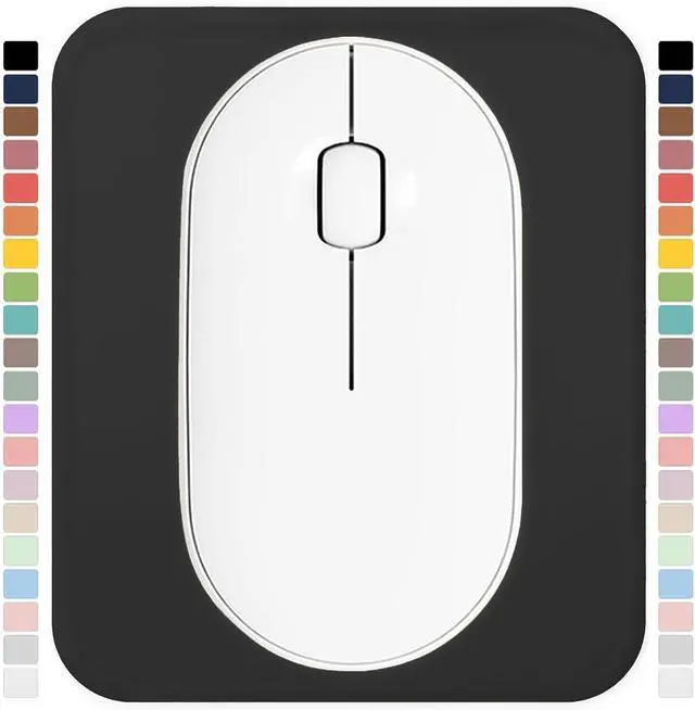 Main image of mini Mouse pad Features a Stitched-Edge Design that Doubles its lifespan and Takes up only the Space Needed for Mouse Movement. (Black)