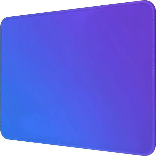 Main image of Premium Mouse Pad with Stitched Edges 10.2 x 8.3 in | Smooth, Washable Mat with Non-Slip Base | Personalized Cute MousePads for Laptop, Computer, Office, Home (Blue-Purple Gradient)