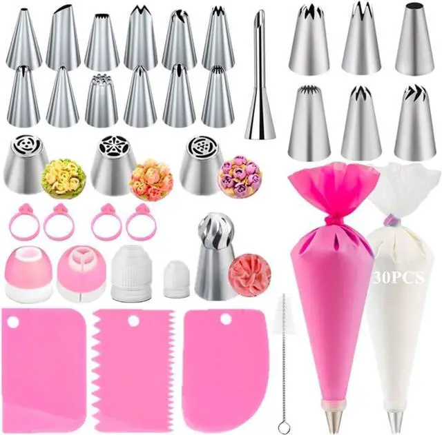 Main image of Cake Decorating Kit,Piping Bags and Tips Set,Cake Decorating Supplies,Frosting Piping Kit,Cake Baking Supplies for Beginners (66PCS)