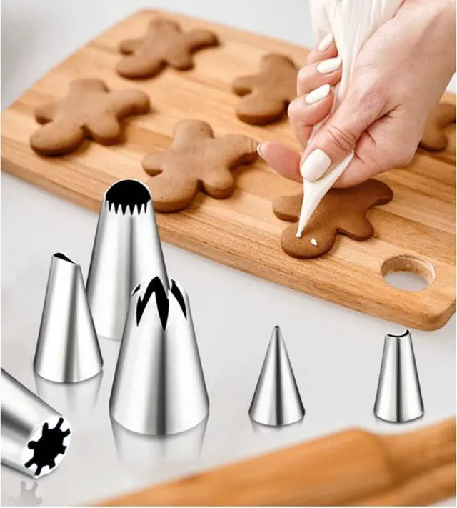 Alt view image 2 of 6 - Cake Decorating Kit,Piping Bags and Tips Set,Cake Decorating Supplies,Frosting Piping Kit,Cake Baking Supplies for Beginners (66PCS)
