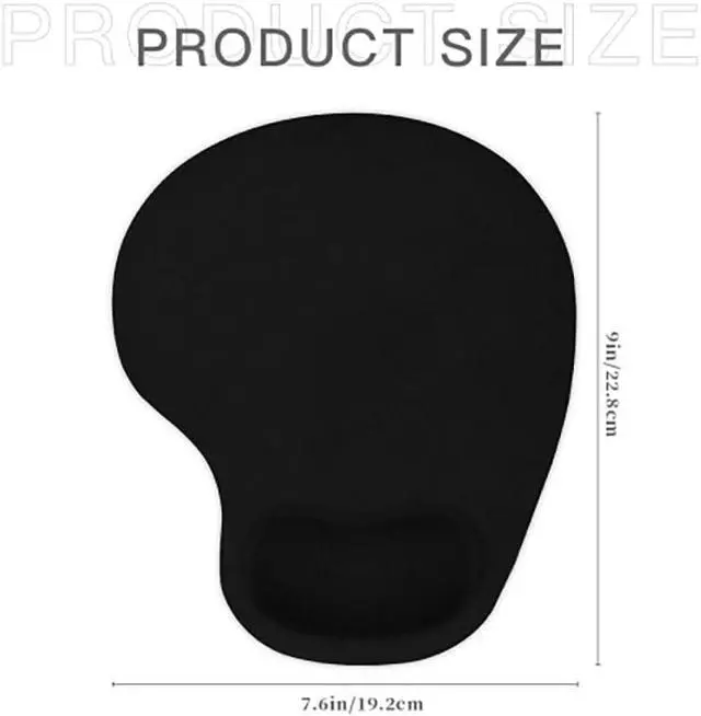 Alt view image 7 of 7 - Custom Mouse Pad with Wrist Rest, Personalized Photo Logo Desk Accessory | Customize Your Mouse Pad With A Photo, Logo Or Image. Comfortable Wrist Rest Design For Computers, Laptops And Office Desks
