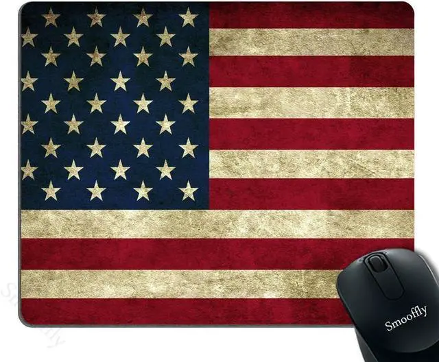 Main image of Smooffly Gaming Mouse Pad,American Flag Mouse Pad Custom