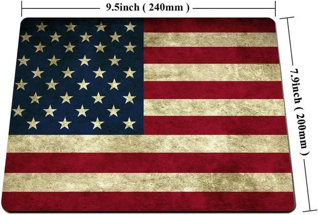 Alt view image 2 of 5 - Smooffly Gaming Mouse Pad,American Flag Mouse Pad Custom