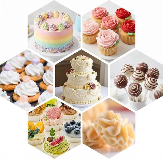 Alt view image 7 of 7 - 120 Pcs Piping Bags and Tips Set, 12 Inch Disposable Icing Pastry Bags, Cake Decorating Kit Baking Supplies with Reusable Piping Bag, Frosting Tips, Couplers & Scrapers