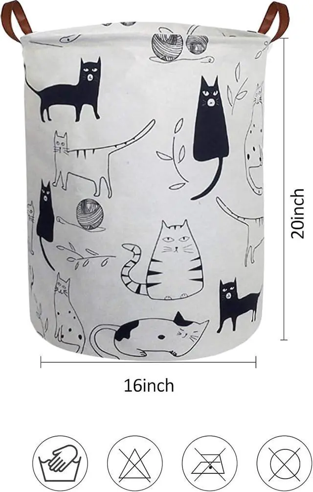 Alt view image 2 of 7 - Collapsible Laundry Basket in Bedroom Waterproof Laundry Hamper in Bathroom Large Laundry Bag in College Dormitory Cloakroom Livingroom Nursery Organizer Toy Bin