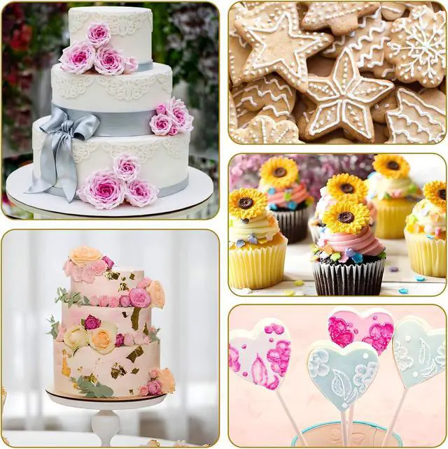 Alt view image 5 of 7 - 3 Pcs Small Piping Tips Round Icing Tips Set Cookie Decorating Tip for Frosting Nozzles for Detail Writing,Cookie Cupcake Decorating Pastry